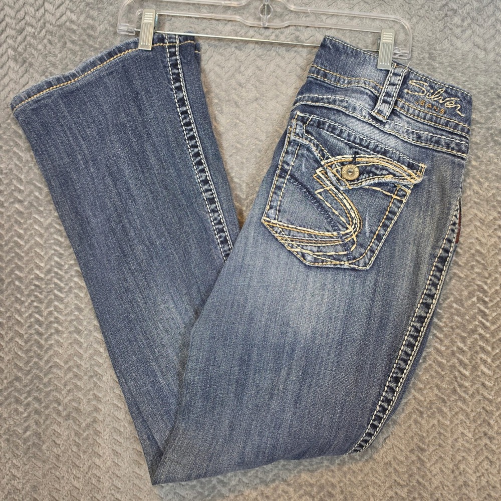 Silver Jeans Suki Surplus Bootcut Jeans W31 L32 Medium Wash Western Y2k